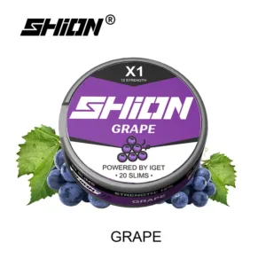 Grape - IGET SHION X1 Nicotine Pouch 12mg - IGET Vape Shop