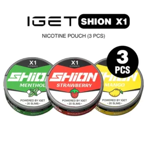 IGET SHION X1 Nicotine Pouch Bundle (3PCS) | 20% OFF - IGET Vape Shop