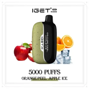 Orange Peel Apple Ice - IGET Moon 5000 Puffs | New Arrival